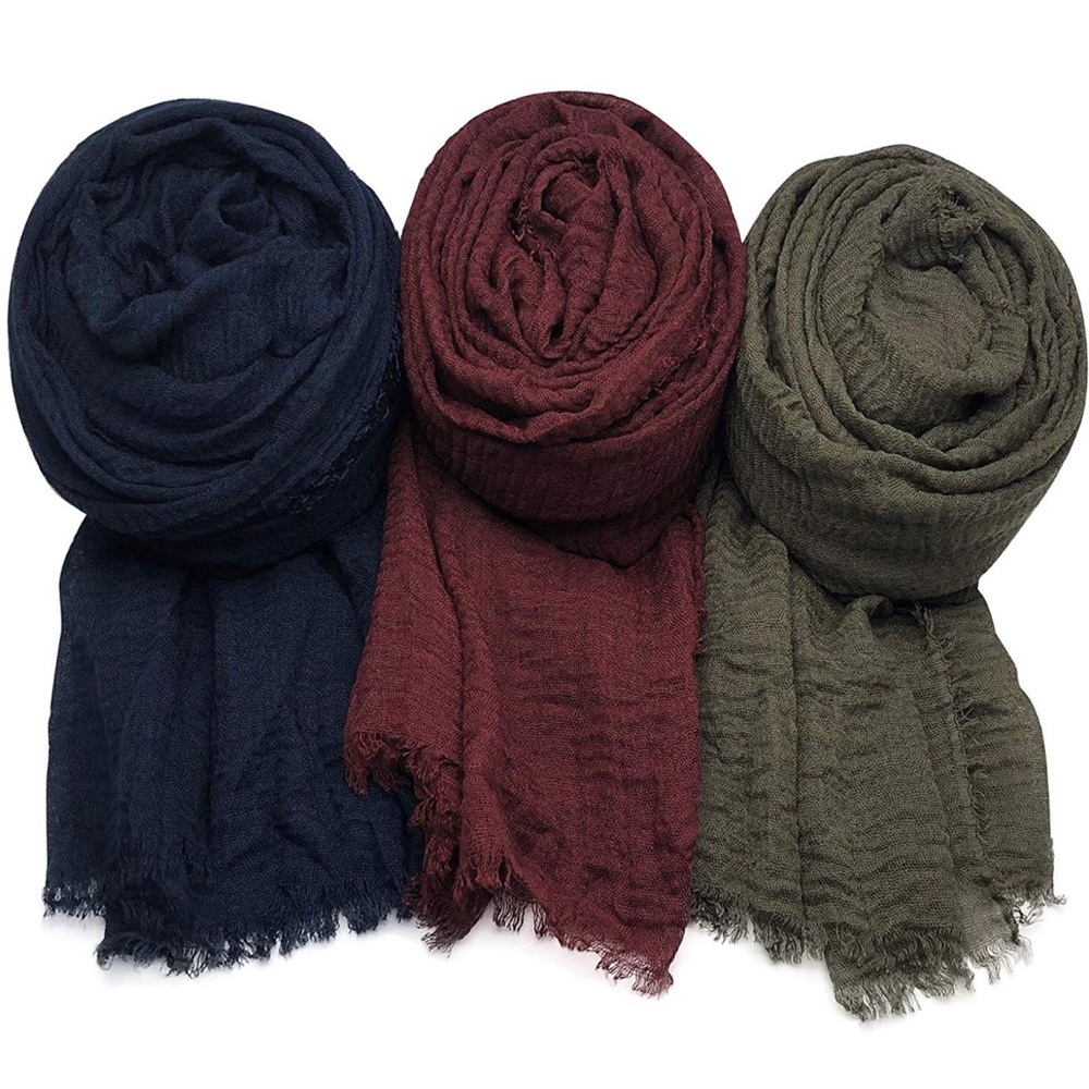 Women’s 3pc Scarf, Shawl, or Head Wrap - Picture 1 of 3